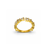 Flora Grace Diamond Gold Plated Ring