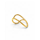 Aura Wave Gold-Plated Ring