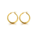 Classic Luxe Gold Hoop Earrings