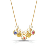 New Pearl Enamel Necklace