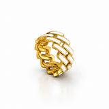 Frosted Twist Ring
