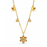 Floral Charm Necklace