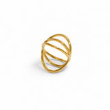 Orbit Muse Gold Plated  Ring