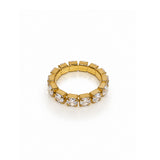 Tennis Gold Plated Ring