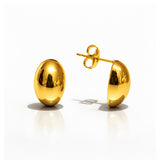 Oval Stud Earrings