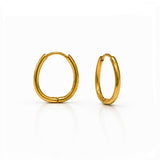 Minimalist Gold Hoop