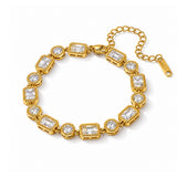 Siena Gold Plated Diamond Bracelet