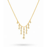 Crystal layers necklace