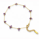 Lilac Stardust Anklet