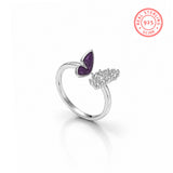 Lavender Charm Ring
