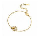 Orielle Luxe Diamond Gold Plated Bracelet