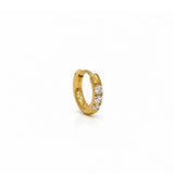 Second Piercing Spark Gold Plated Huggies