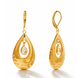 Crystal Teardrop Earrings