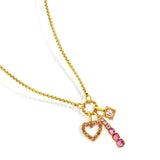 Belle Blossom Gold Plated Necklace