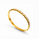 Estelle Diamond Gold Plated Bangle