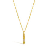 Moonbeam Grace Diamond Gold Plated Necklace