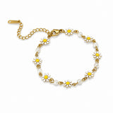 Daisy Daze Gold Plated Bracelet