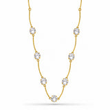 Isabelle Gleam Diamond Gold Plated Necklace
