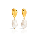Aurora Baroque Pearl Drop Earrings
