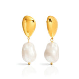 Aurora Baroque Pearl Drop Earrings