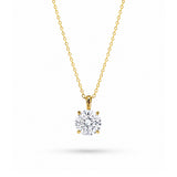 Solitaire Pendant Necklace