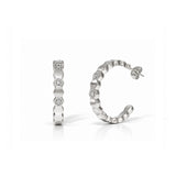 Silver Spark Earrings