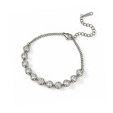 Silver Bubble Diamond Bracelet