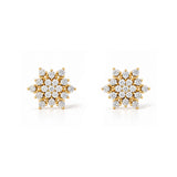 Virelle Diamond Cluster Earrings