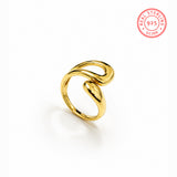 Sorele Molten Loop Ring