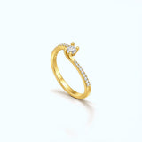 Elara Lab Grown Diamond Solitaire Ring