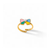 Pixie Bow Gold Plated Ring