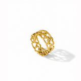 Cupid Band Gold Plated Ring