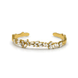 Baguette Luxe Gold Plated Cuff