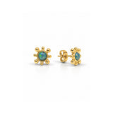 Opal Aura Studs