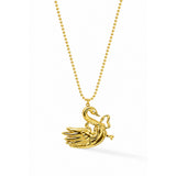 Swan Symphony Gold Plated Necklace