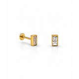 Silver Second Piercing Huggies