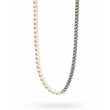 Dual Pearl Chain Necklace