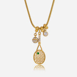 Gold Plated Meadow Diamond Necklace