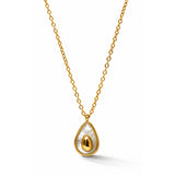 Green Avo Gold Plated Necklace