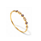 Moonberry Pink Blue Gold Plated Bracelet