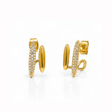 Everleaf Diamond Gold Plated Earrings