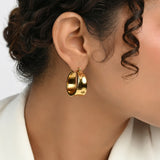 Chic Wide Loop Earrings