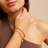 Modern Medallion Bracelet