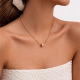 Pink Crystal Necklace