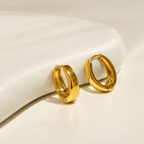 Vero Gold Plated Hoops