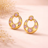 Pink Bali Earring