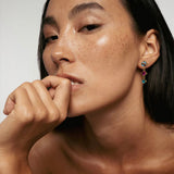 Multicolor Crystal Drop Earrings