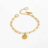 Personalized Rakhi Charm Bracelet