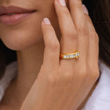Baguette Open Ring