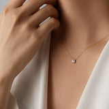 Celeste  Solitaire Necklace
